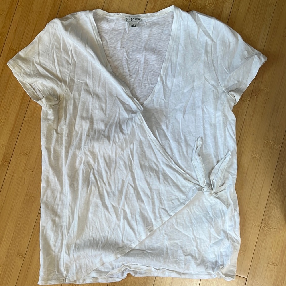 JCREW white top, size medium